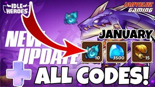 5 NEW & Active Redeem CODES | Idle Heroes January 2022