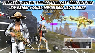 1 MINGGU LEBIH GAK MAIN! LANGSUNG COMEBACK RATA 1 SQUAD BOOYAH PAKAI M4A1!