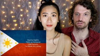 Hearing Philippines National Anthem For First Time | Thai-Canadian Reaction