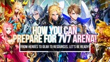 7v7 ARENA (mental) Preparation Guide! ~Heroes, Gear & Personal Hopes~ | Seven Knights