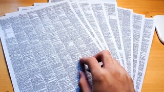 [Anlin] It only takes eight sheets of paper to print three copies of "The Three-Body Problem"! Attac