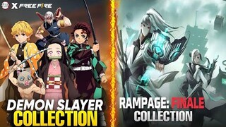 The Real Story Behind RAMPAGE FINALE AND DEMON SLAYER COLLECTION REVIEW || FREE FIRE NEW.