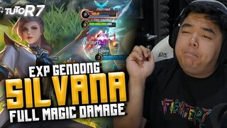 #TUTOR7 SILVANA TIPE NGEBOR DI EXP LANE | MAMPU NGE-GENDONG MESKI ADA DARK SYSTEM #RRQ #R7 #MLBB