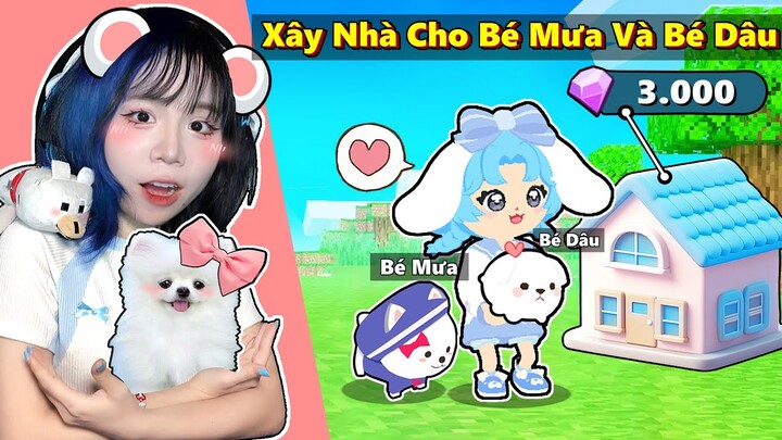 Mèo Simmy Bỏ 3000 Kim Cương Xây Nhà Cho Bé Mưa Và Bé Dâu Trong Play Together