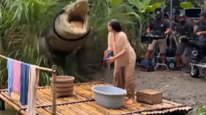 Behind the Scenes of a Monster Crocodile Movie 🐊🎬 | Hollywood Movie Magic