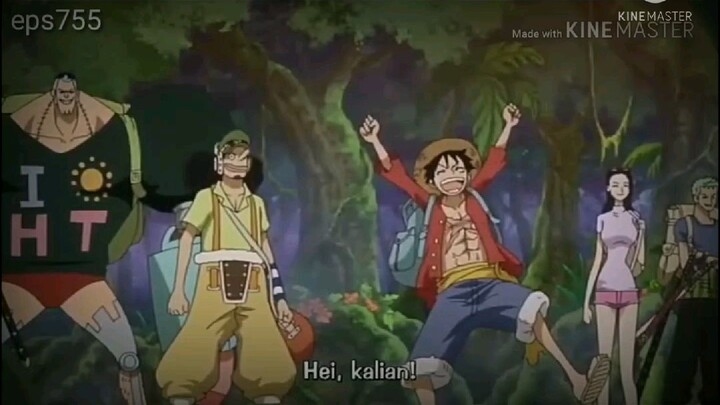 moment kapten Luffy dengan nami