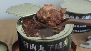 Post-apocalyptic Cuisine: Canned Pork Meatballs