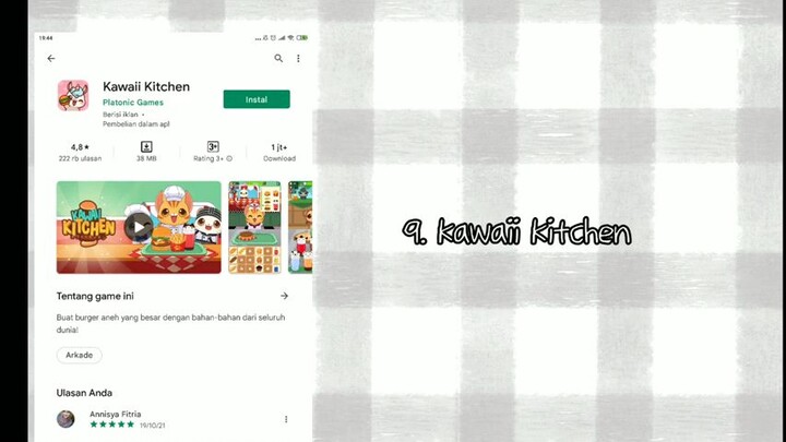 Rekomendasi game aesthetic ketika kamu bosan 💞🙋