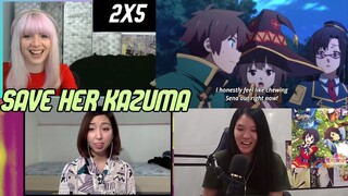 SAVE HER KAZUMA | Konosuba - Reaction Mashup