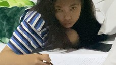 Nemenin Ayang Garap Tugas 🤭 Gantian Garap Ayang