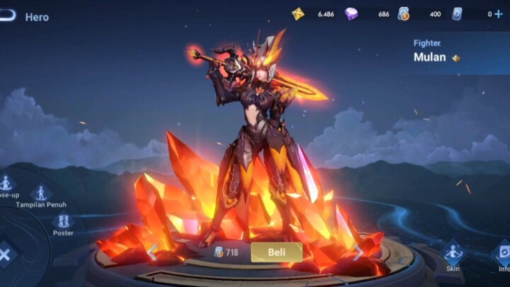 All skin mulan honor of king