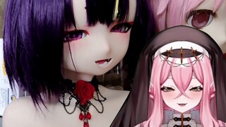 What would be the reaction if you played with a life-size doll of a Vtuber in front of a Vtuber? [Th