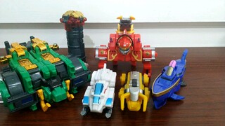 国货崛起！10年前的合体玩具！巨神战击队1巨神勇击王初版(单体篇)