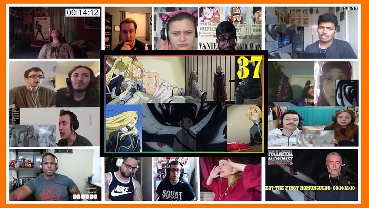 "FIRST HOMUNCULUS & PRIDE's IDENTITY" | Fullmetal Alchemist Brotherhood Episode 37 | REACTION MASHUP