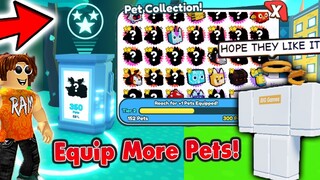 He Listened to Free 2 Play Players! ADDING More Equipped PETS in Pet Simulator X