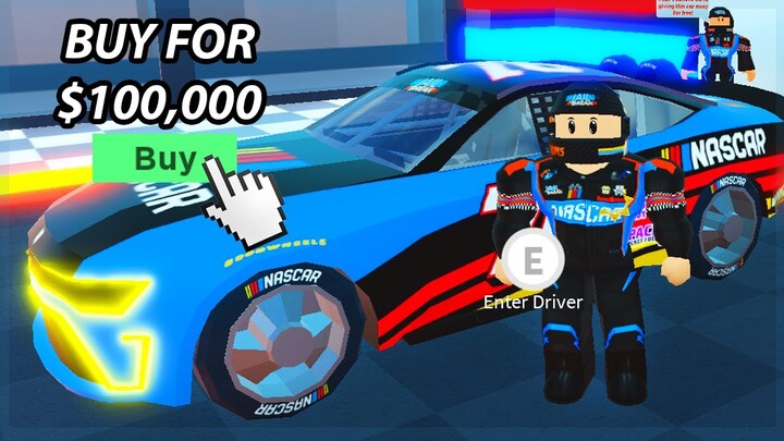 Buying The $100,000 NASCAR In Roblox Jailbreak