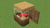 how to make smallest house in minecraft v3
