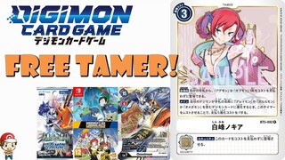 Great New Tamer is FREE... and Helps Omnimon...! Shiramine Nokia! (Digimon TCG - Battle of Omega)