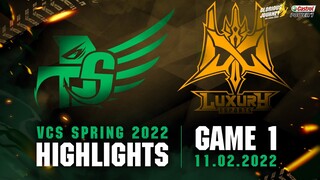 Highlights SKY vs LX [Ván 1][VCS Mùa Xuân 2022][11.02.2022]