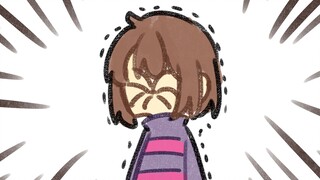 【Undertale Handwritten】Frisk's face turned into the eyes of a butt!!
