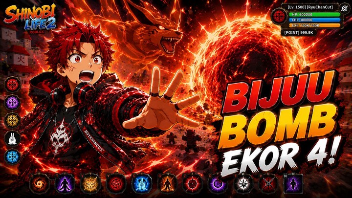 Ekor 4 & 6 Kurama Beda Banget! Ada Bijuu Bomb - Shinobi Life 2