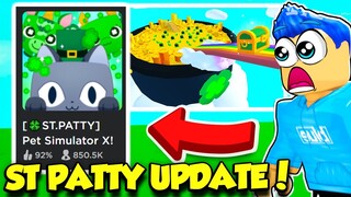 The ST. PATTY'S EVENT IS HERE In Pet Simulator X AND IT'S AWESOME!