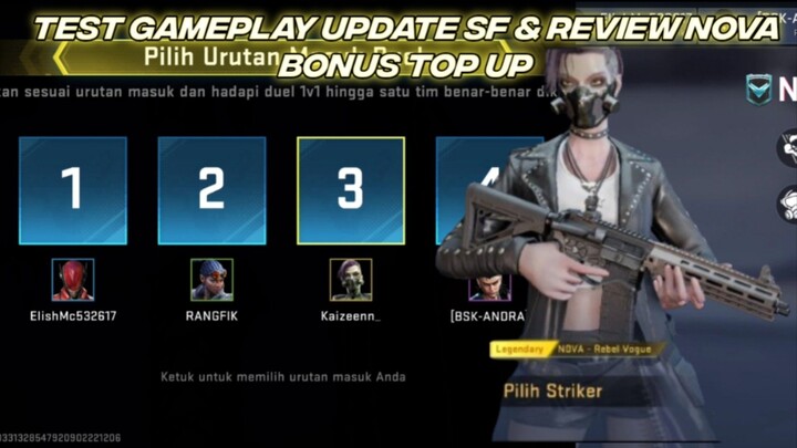 Cobain Update SF Rank Dan Review Skin Nova Bonus Top Up - Blood Strike Gameplay