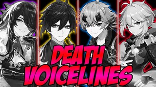 7 Saddest Death Voice lines in Genshin Impact ft. Zhongli, Thoma, Beidou, Kazuha, Noelle, Lumine