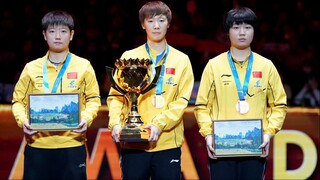 SUNYINGSHA-KUAIMAN-WANGMANYU-34th ITTF-ATTU Asian Cup Shenzhen 2025-TRAO GIẢI
