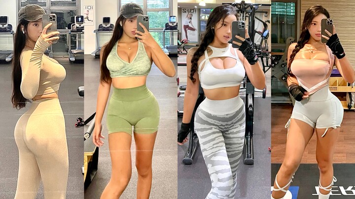 أزياء اللياقة البدنية للفتيات ذوات الصدور الكبيرة | مشاركة أفكار لأزياء لا تتكرر على مدار سبعة أيام 