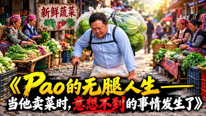 《Pao的无腿人生——当他卖菜时，意想不到的事情发生了》