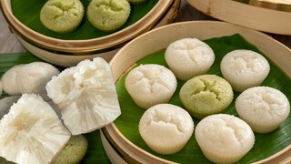 Cách pha bột làm BÁNH BÒ RỄ TRE mềm dai để qua ngày không bị cứng | Easy Steamed Rice Cake