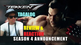 TEKKEN 7 SEASON 4 DELRON REACT AND REVIEW TAGALOG