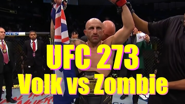 Alexander Volkanovski vs The Korean Zombie reaction, Volk for Lightweight? Controversial Stoppage?