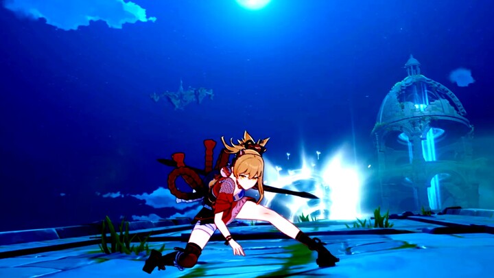 [ Genshin Impact ] Sister Yonomiya in hero form appears!