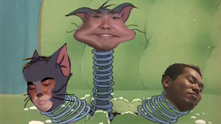 【Tom and Jerry】Cat vs. Rep & Cat Pinches Mouse & Tom's Fur