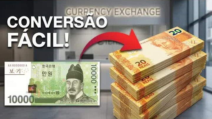 O SEGREDO para Converter Won em Real de Forma Rápida e Fácil