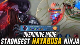 Real "Strongest Ninja" | HAYABUSA has Arrived | Overdrive Mode Mobile Legends: Bang Bang