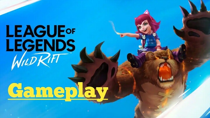LEAGUE OF LEGENDS WILD RIFT | New mobile League of Legends Gameplay Exclusive |redcrunchpie