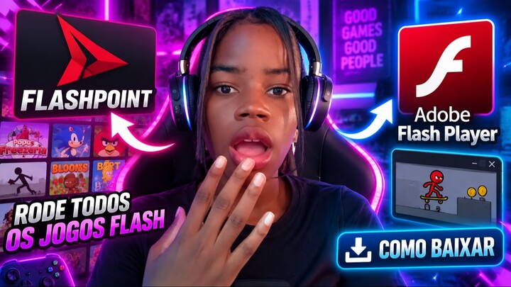 JOGOS FLASH VOLTARAM!  Como Baixar o Flashpoint e Jogar TUDO
