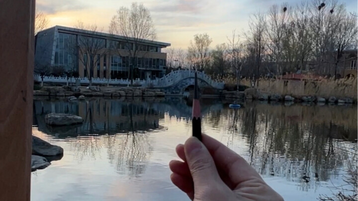 【Vẽ chì phác thảo】Mùa xuân vẽ như thế này