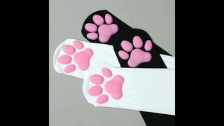穿上猫爪袜，变身萌喵喵~让你的脚丫也萌萌哒！
