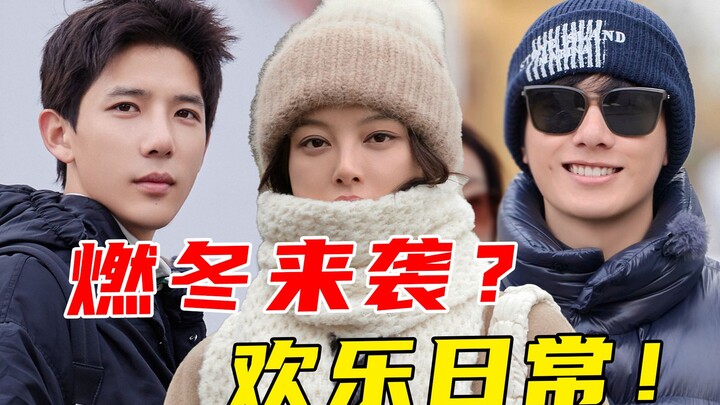 Negeri ajaib musim dingin? Keluarga yang kocak! Santai dan rileks! Interaksi yang penuh kasih sayang