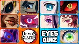 Demon Slayer Eye Quiz 👺👁️ Guess the Demon Slayer Character From his Eyes 🏅