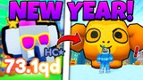 NEW YEARS EVENT UPDATE IS INSANE! NEW TITANIC, PETS, F2P GIFTS, LIVE PARTY EVENT! (Pet Simulator X)