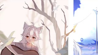 [Meili] "Meili can only draw children's paintings. I can't stand other paintings."