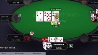 GANHEI DO MEU ADVERSARIO FAZENDO UMA TRINCA DE 8