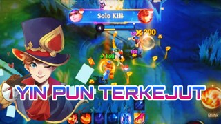 YIN PUN TERKEJUT