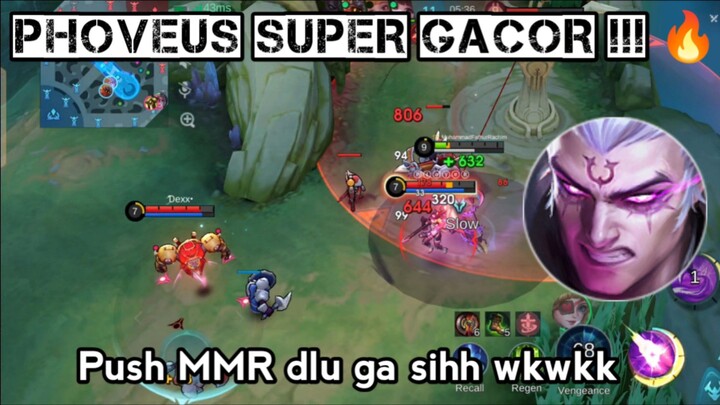 PUSH MMR PHOVEUS DLU GA SIH 😋😋