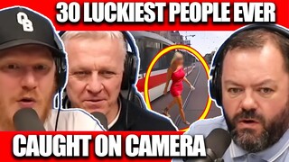 30 Luckiest People Ever Caught On Camera REACTION | OFFICE BLOKES REACT!!